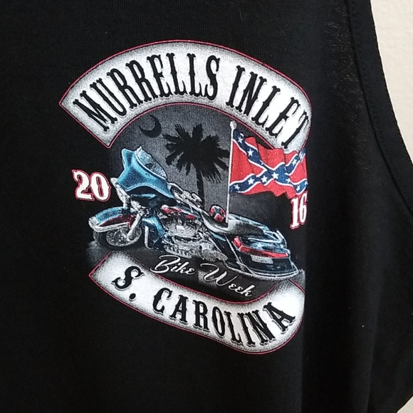 MURRELLS INLET 2016 BIKE WEEK MUSCLE TANK 2XL - Picture 4 of 6